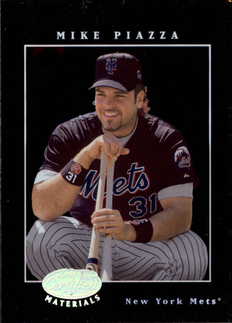 2001 Leaf Certified Materials #16 Mike Piazza
