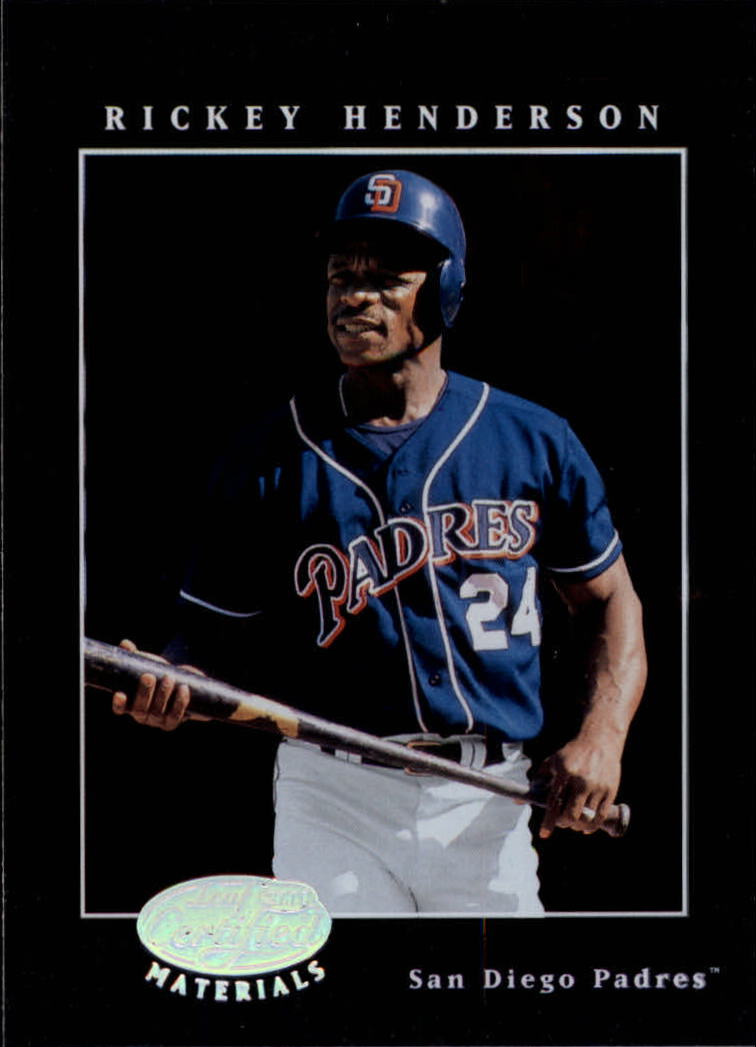 2001 Leaf Certified Materials #21 Rickey Henderson