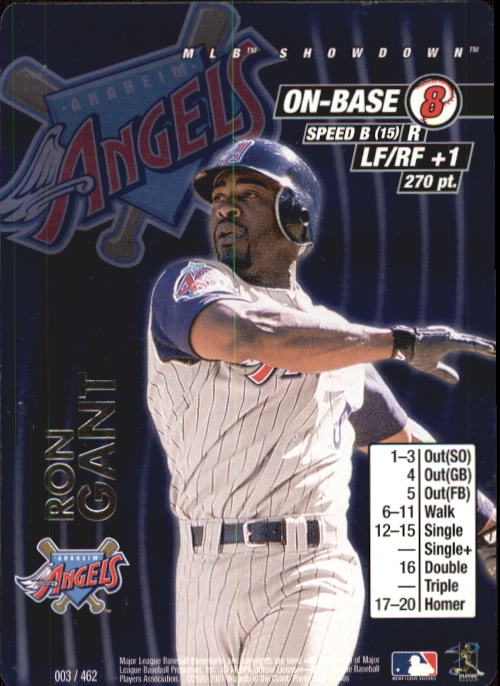 2001 MLB Showdown Unlimited #3 Ron Gant