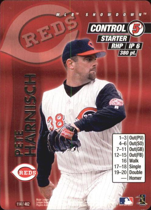 2001 MLB Showdown Unlimited #114 Pete Harnisch
