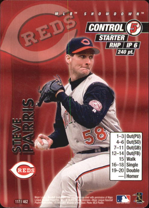 2001 MLB Showdown Unlimited #117 Steve Parris