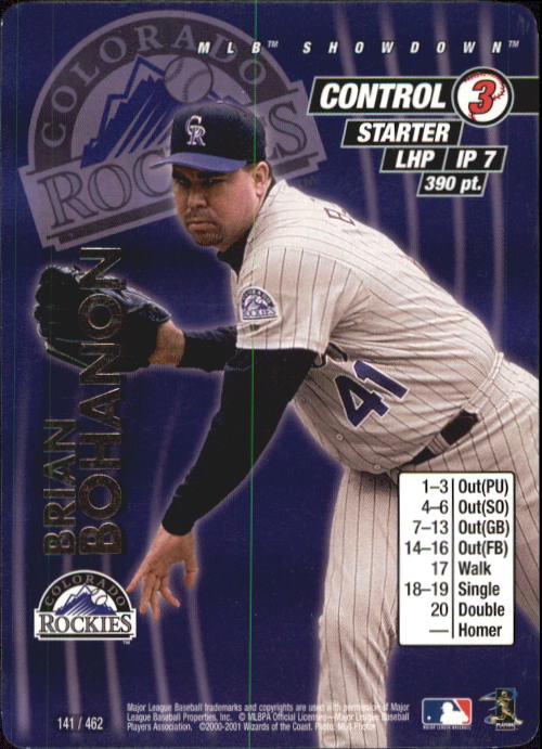 B1832- 2001 MLB Showdown Baseball Assorted Cards3 -You Pick- 15+ FREE US SHIP - Picture 176 of 206