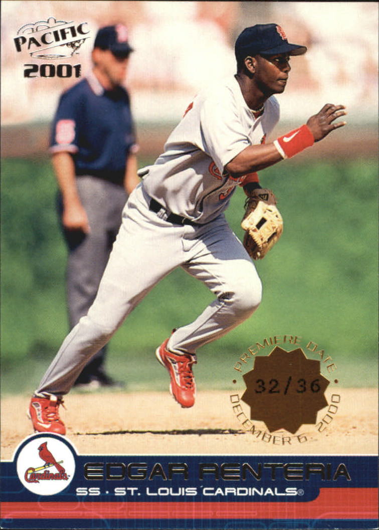 Edgar Renteria MLB Memorabilia, Edgar Renteria Collectibles, Verified  Signed Edgar Renteria Photos