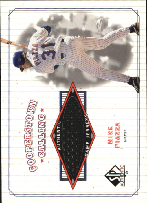 2001 SP Authentic Cooperstown Calling Game Jersey #CCMP Mike Piazza SP