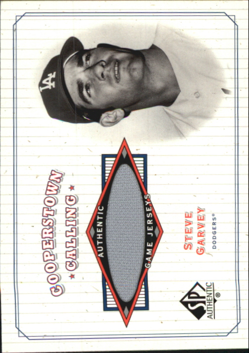 2001 SP Authentic Cooperstown Calling Game Jersey #CCSG Steve Garvey
