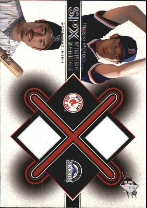 2001 SPx Winning Materials Update Duos #HNMY Hideo Nomo/Masato Yoshii