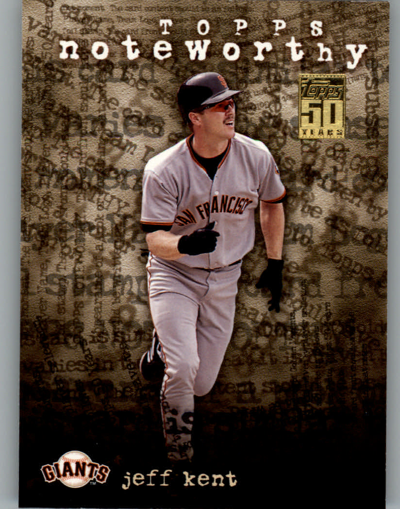 2001 Topps Noteworthy #TN23 Jeff Kent