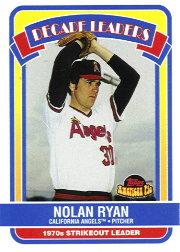 2001 Topps American Pie Decade Leaders #DL7 Nolan Ryan