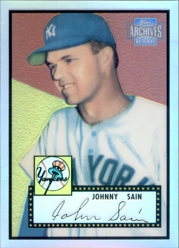 2001 Topps Archives Reserve #30 Johnny Sain 52