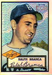 2001 Topps Archives Reserve #43 Ralph Branca 52