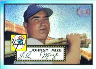 2001 Topps Archives Reserve #55 Johnny Mize 52