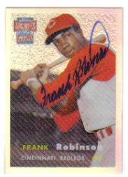 2001 Topps Archives Reserve Rookie Reprint Autographs #ARA5 Frank Robinson B