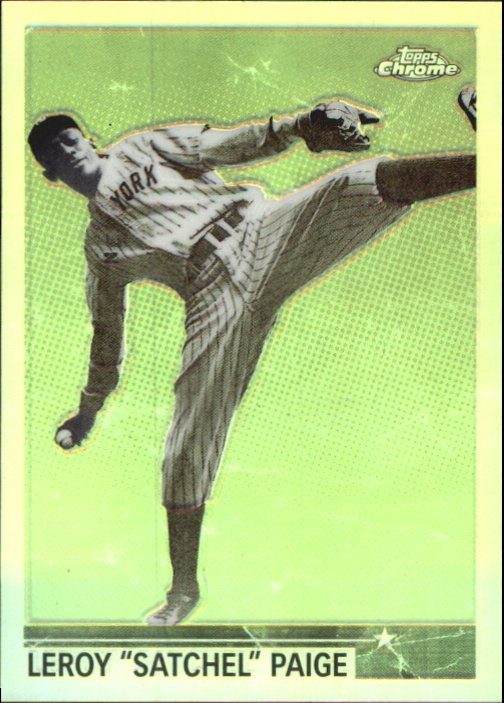 2001 Topps Chrome What Could Have Been Refractors #WCB2 Satchel Paige