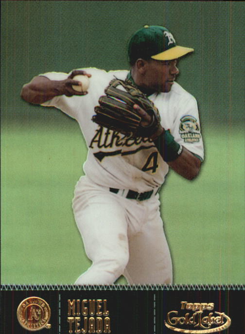 2001 Topps Gold Label Class 1 #74 Miguel Tejada