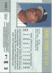 2001 Topps Gold Label Class 2 #33 Frank Thomas back image