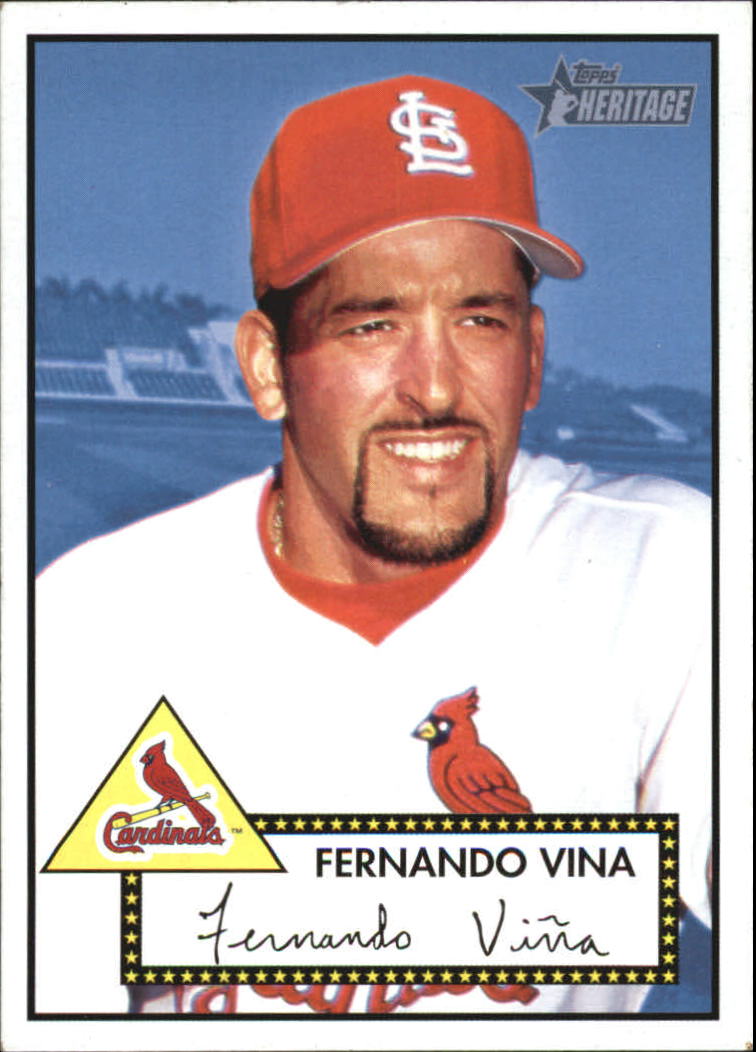 2001 Topps Heritage #3 Fernando Vina