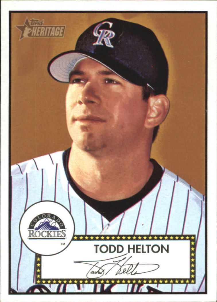 2001 Topps Heritage #7 Todd Helton
