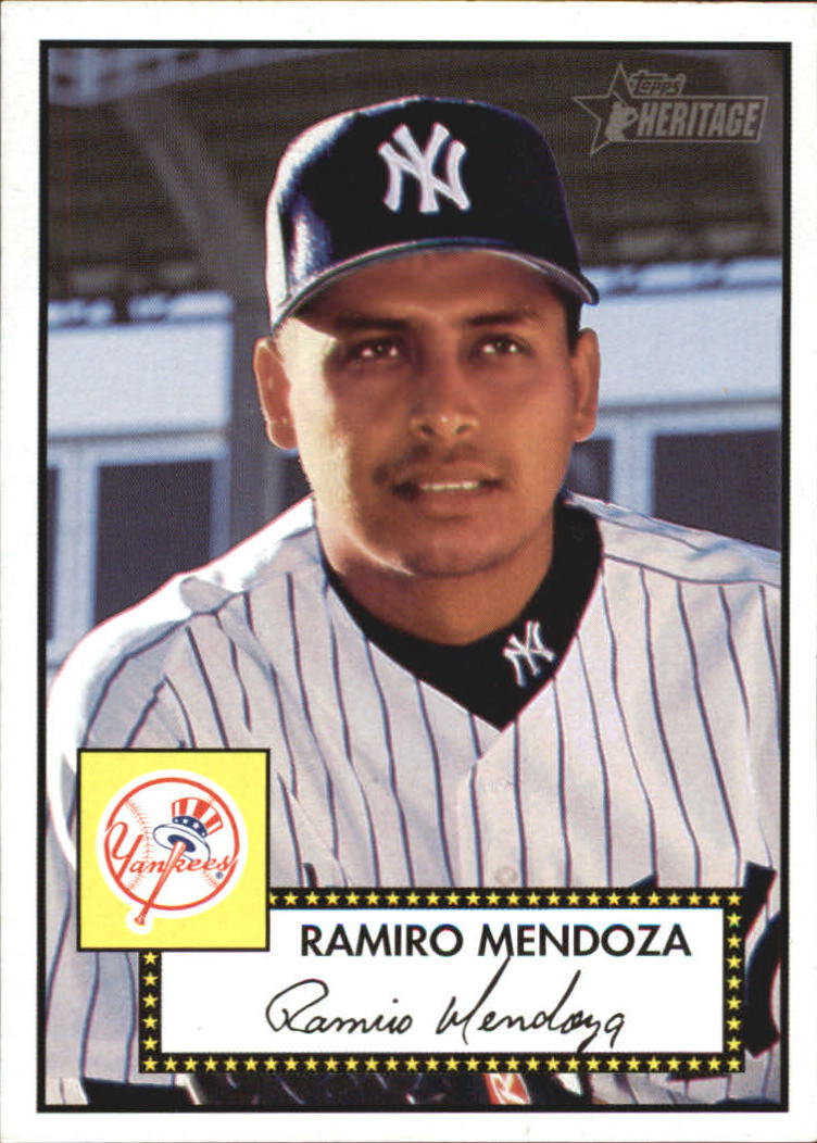 2001 Topps Heritage #8 Ramiro Mendoza