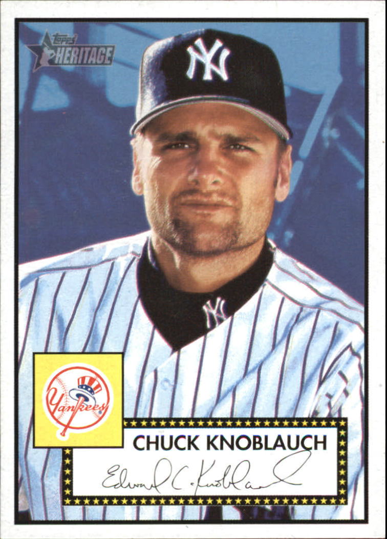 2001 Topps Heritage #10 Chuck Knoblauch