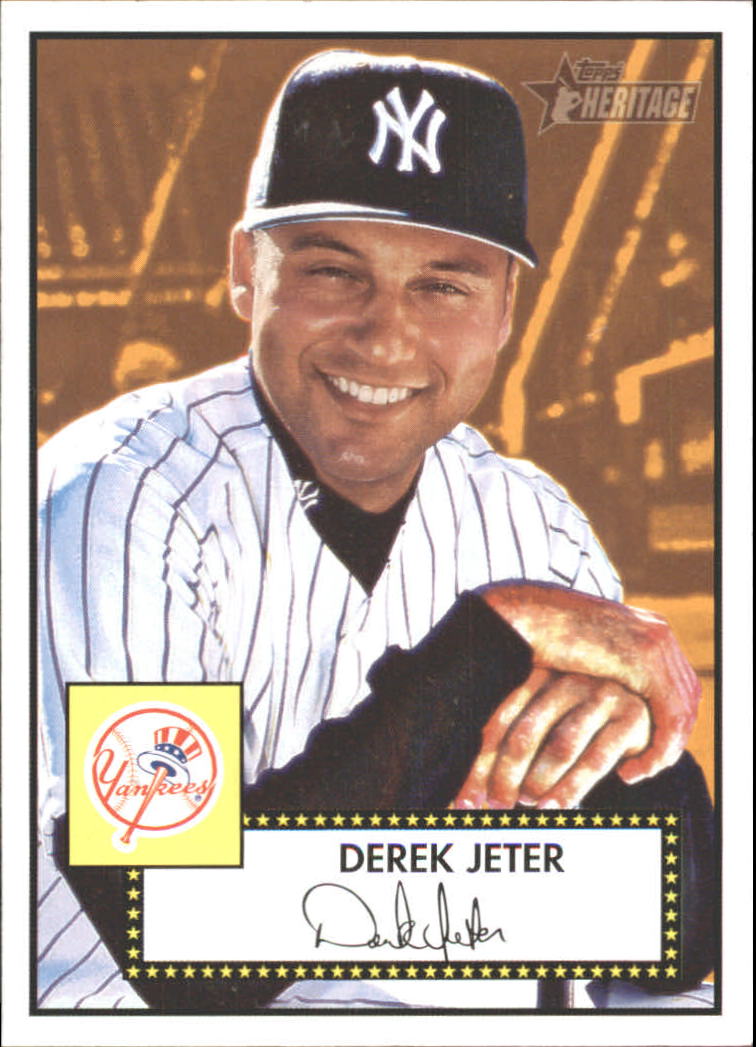 2001 Topps Heritage #11 Derek Jeter Black
