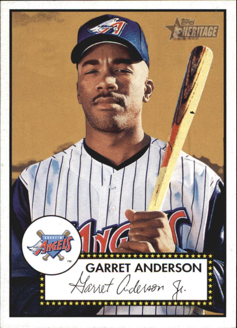 2001 Topps Heritage #17 Garret Anderson