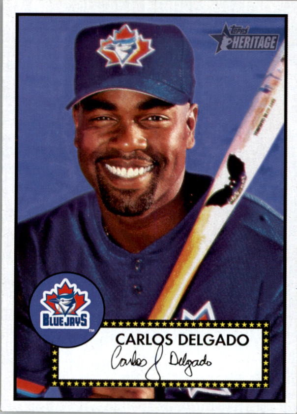 2001 Topps Heritage #20 Carlos Delgado Black