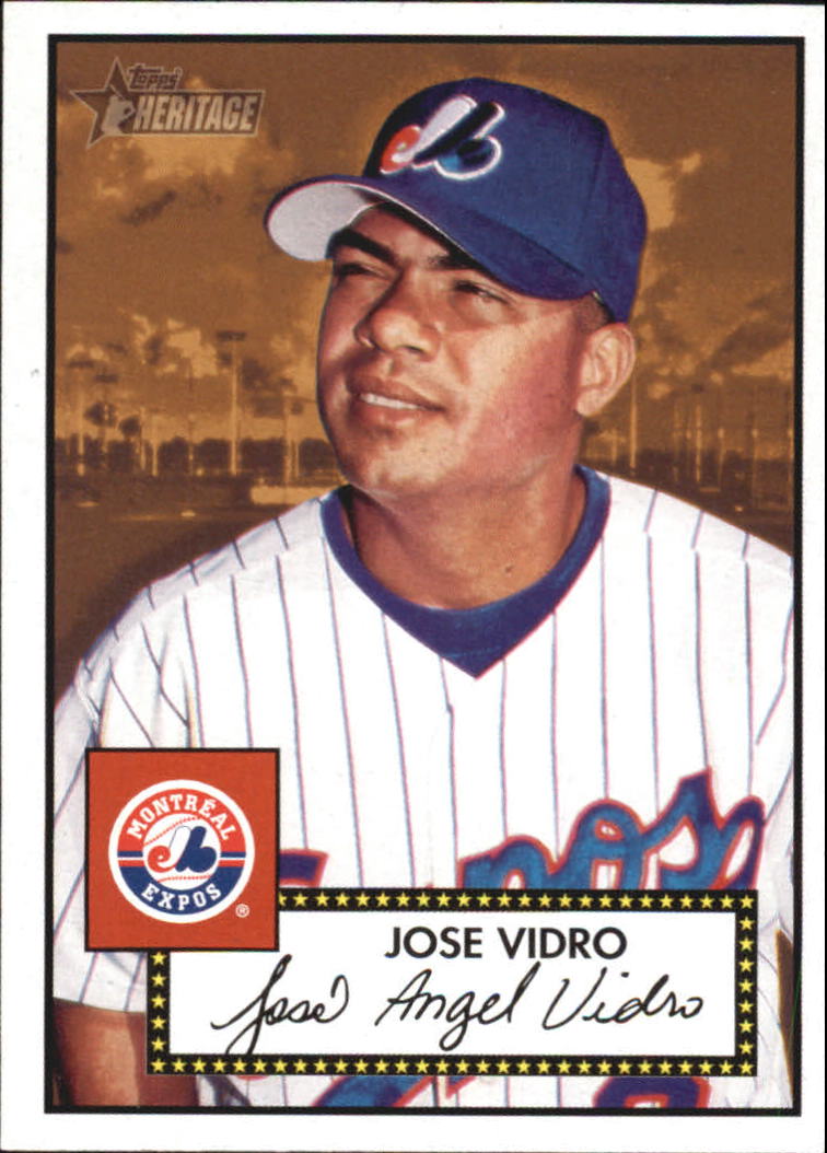 2001 Topps Heritage #22 Jose Vidro