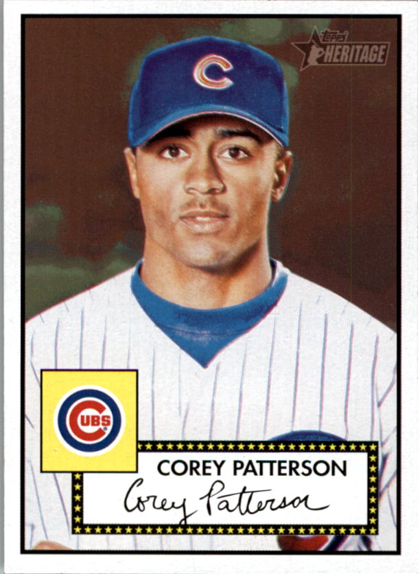 2001 Topps Heritage #23 Corey Patterson Black