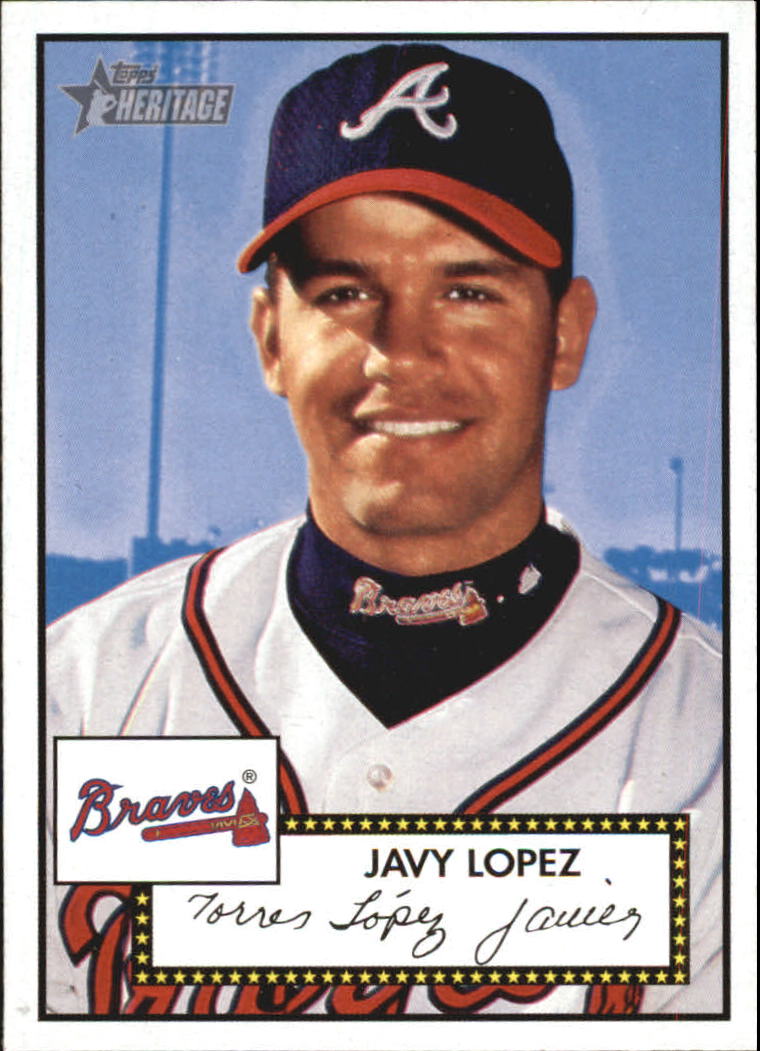 2001 Topps Heritage #34 Javy Lopez