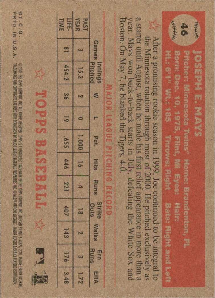 B3272- 2001 Topps Heritage BB Cards 1-200 +Rookies -You Pick- 15+ FREE US SHIP - Picture 131 of 465