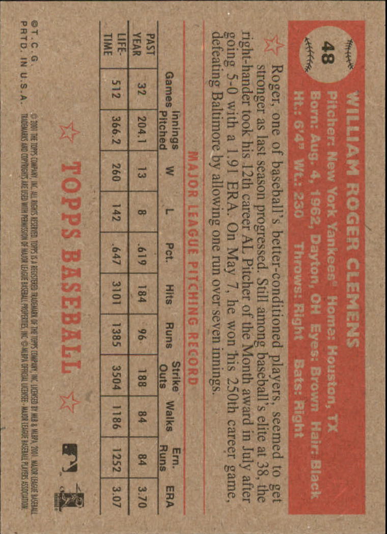 B3272- 2001 Topps Heritage BB Cards 1-200 +Rookies -You Pick- 15+ FREE US SHIP - Picture 139 of 465