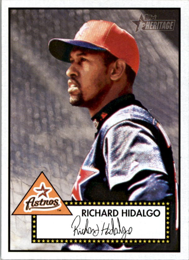 2001 Topps Heritage #50 Richard Hidalgo Black