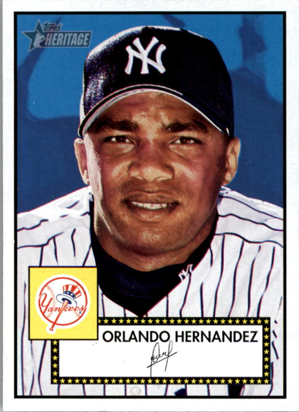 2001 Topps Heritage #51 Orlando Hernandez Black