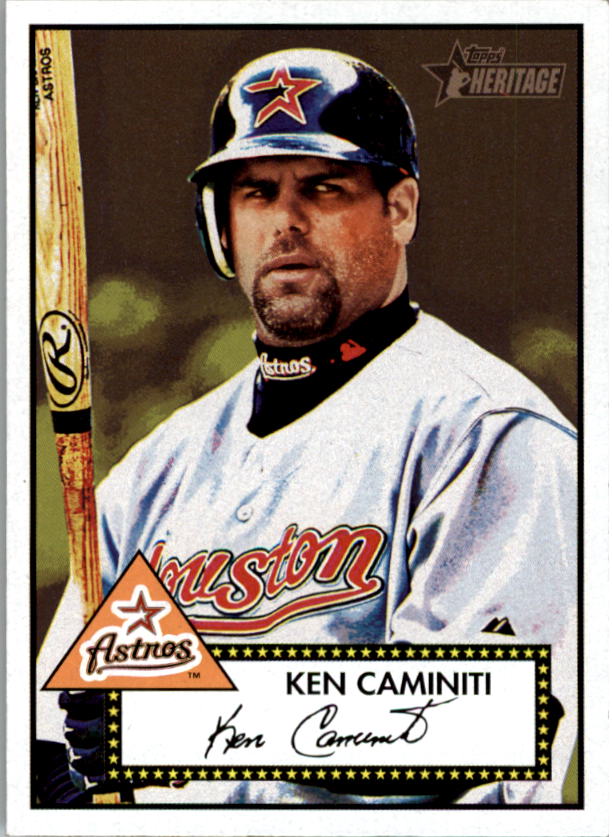 2001 Topps Heritage #55 Ken Caminiti Black