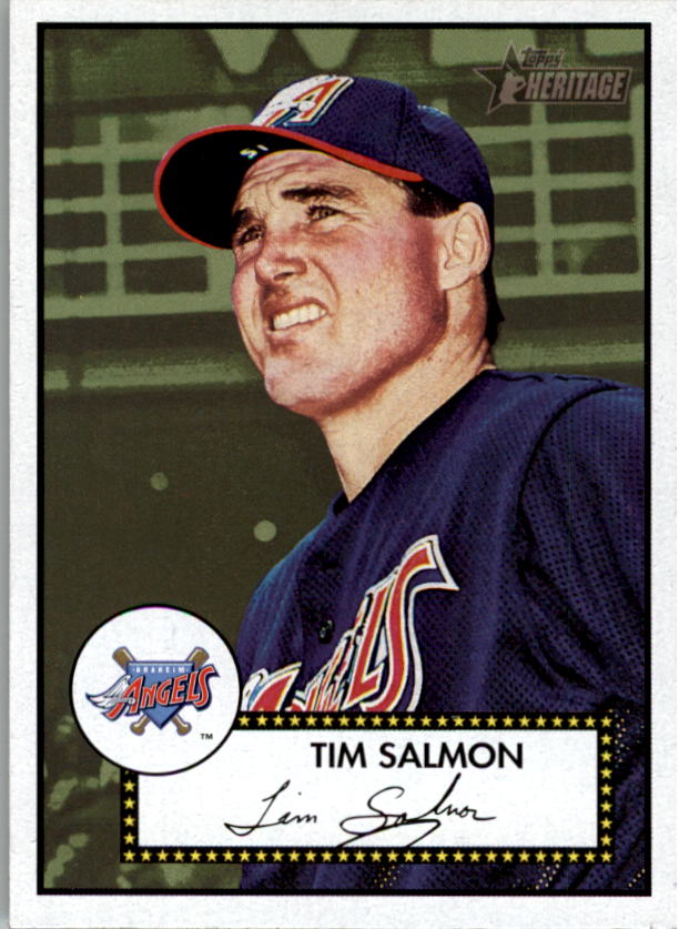 2001 Topps Heritage #56 Tim Salmon Black