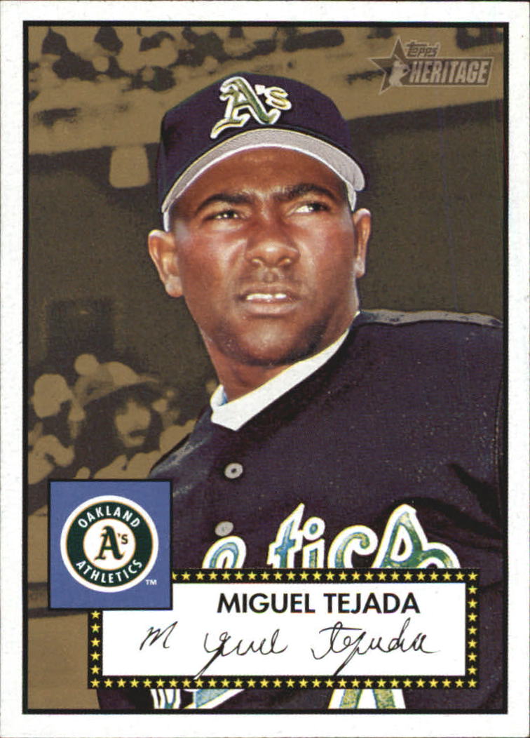 2001 Topps Heritage #62 Miguel Tejada