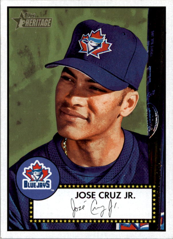 2001 Topps Heritage #63 Jose Cruz Jr. Black