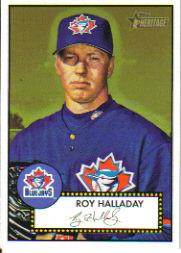 2001 Topps Heritage #75 Roy Halladay Black
