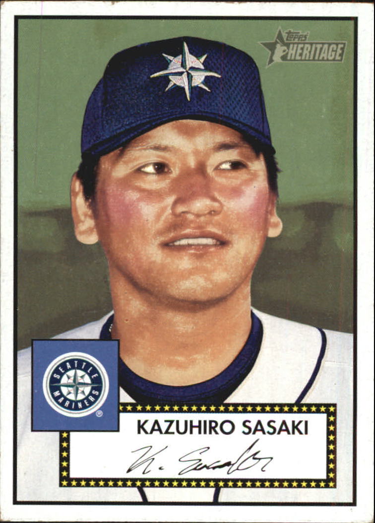 2001 Topps Heritage #118 Kazuhiro Sasaki
