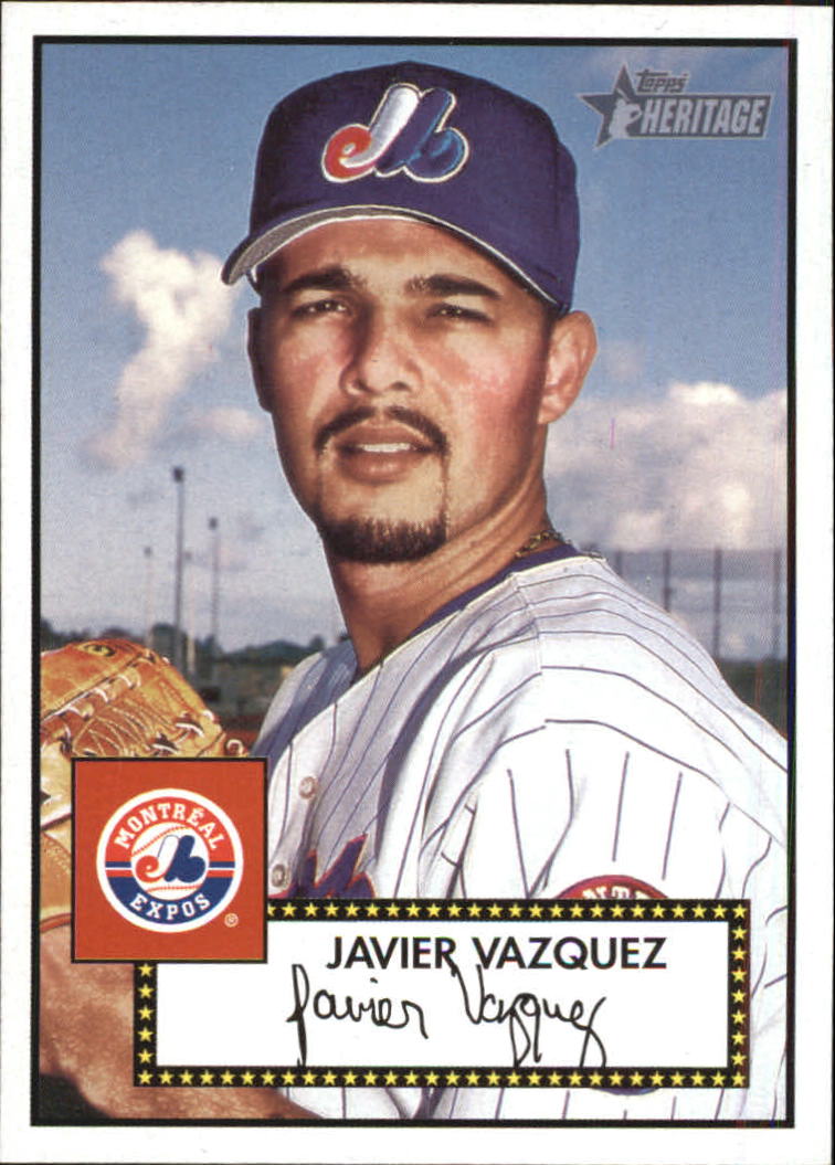 2001 Topps Heritage #121 Javier Vazquez