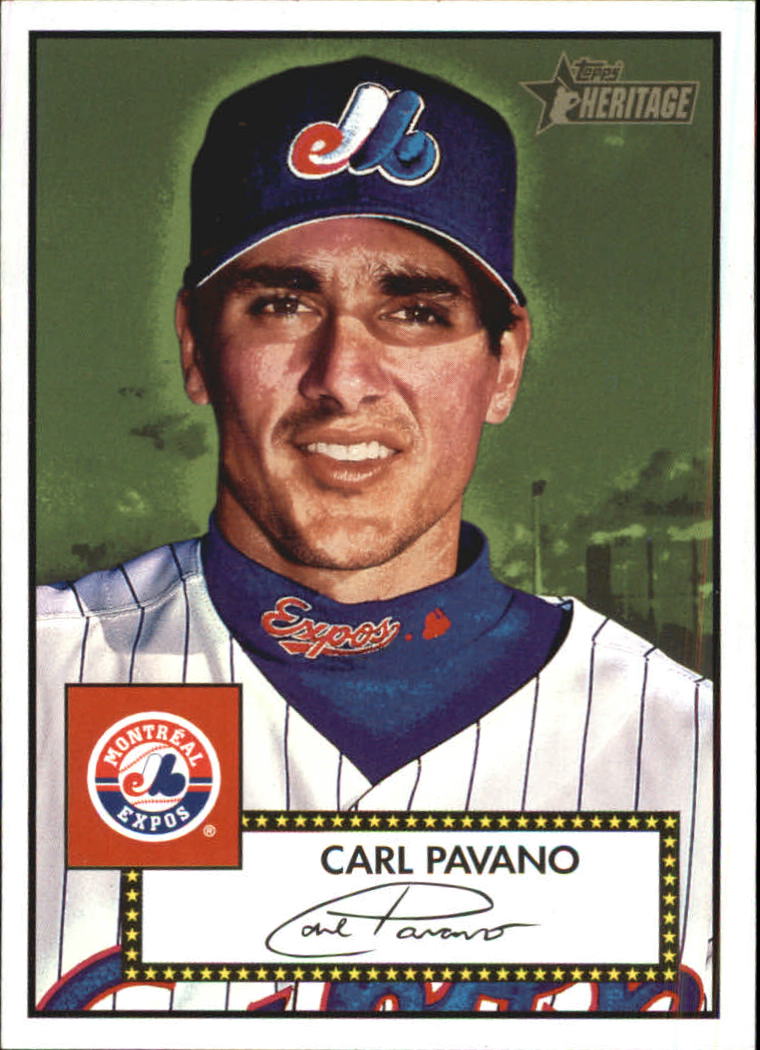 2001 Topps Heritage #132 Carl Pavano