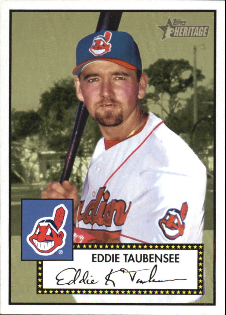 2001 Topps Heritage #160 Eddie Taubensee