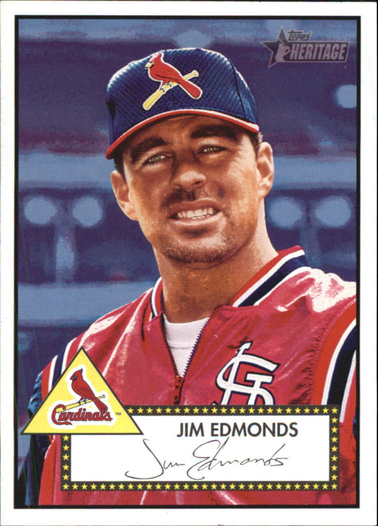 2001 Topps Heritage #170 Jim Edmonds