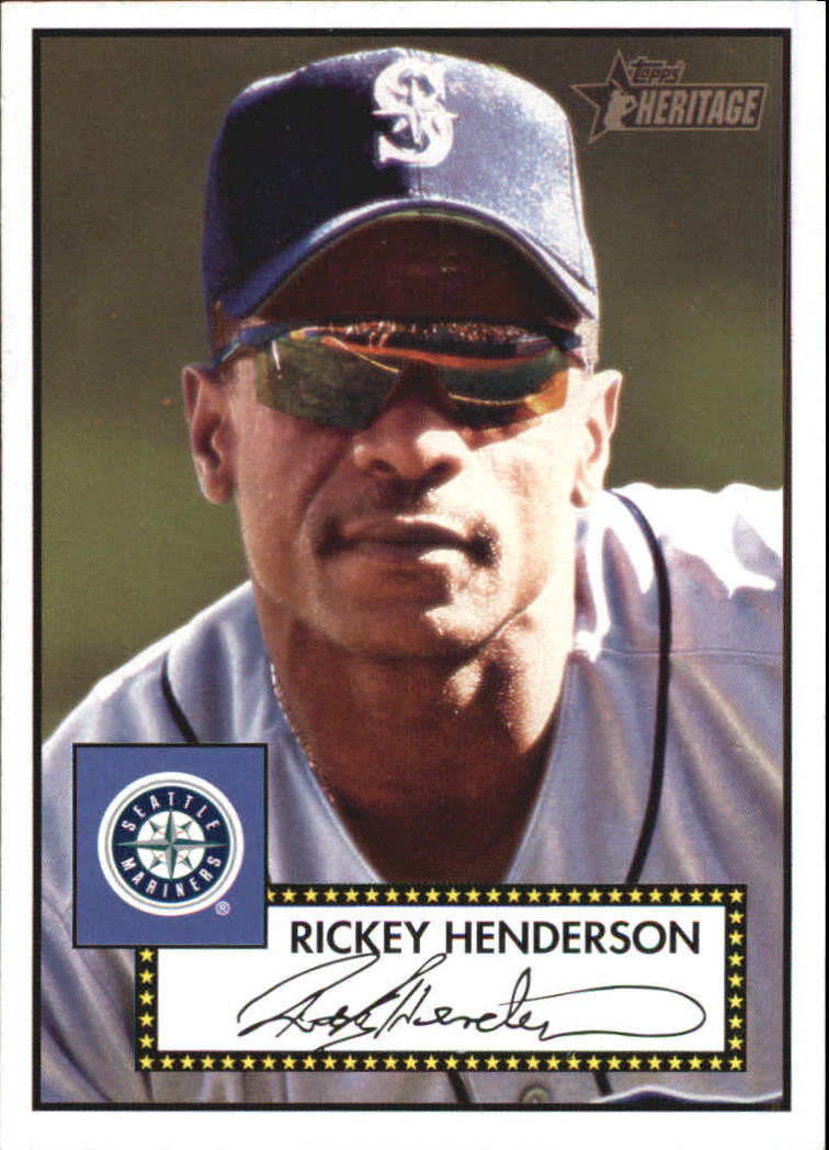2001 Topps Heritage #191 Rickey Henderson