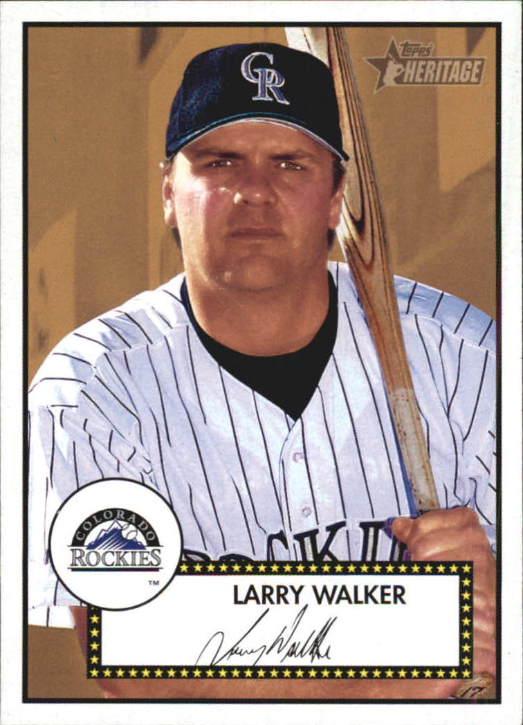 2001 Topps Heritage #197 Larry Walker