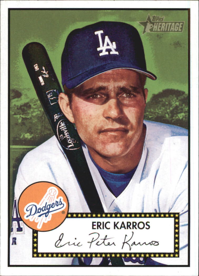 2001 Topps Heritage #280 Eric Karros
