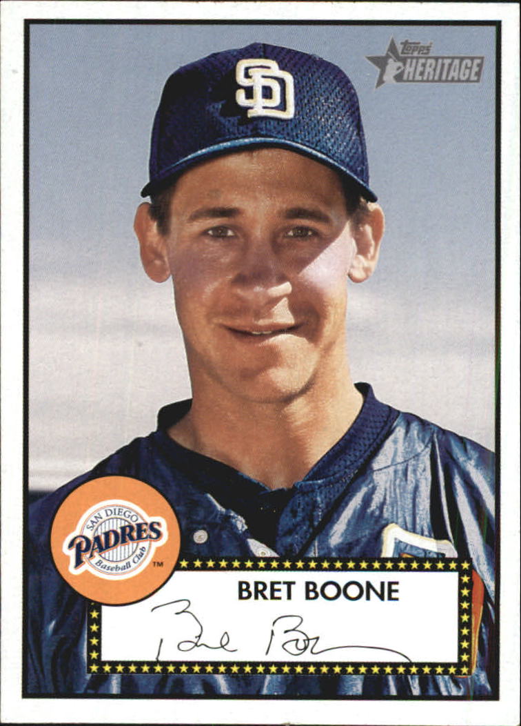 2001 Topps Heritage #336 Bret Boone SP