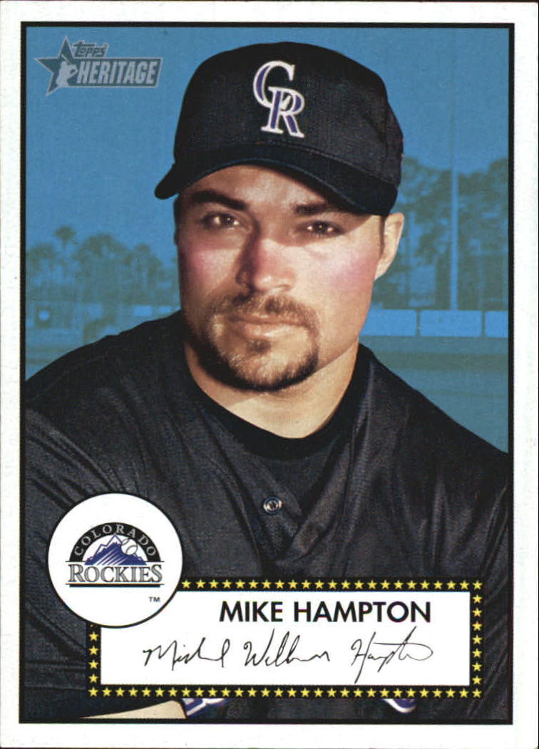 2001 Topps Heritage #341 Mike Hampton SP