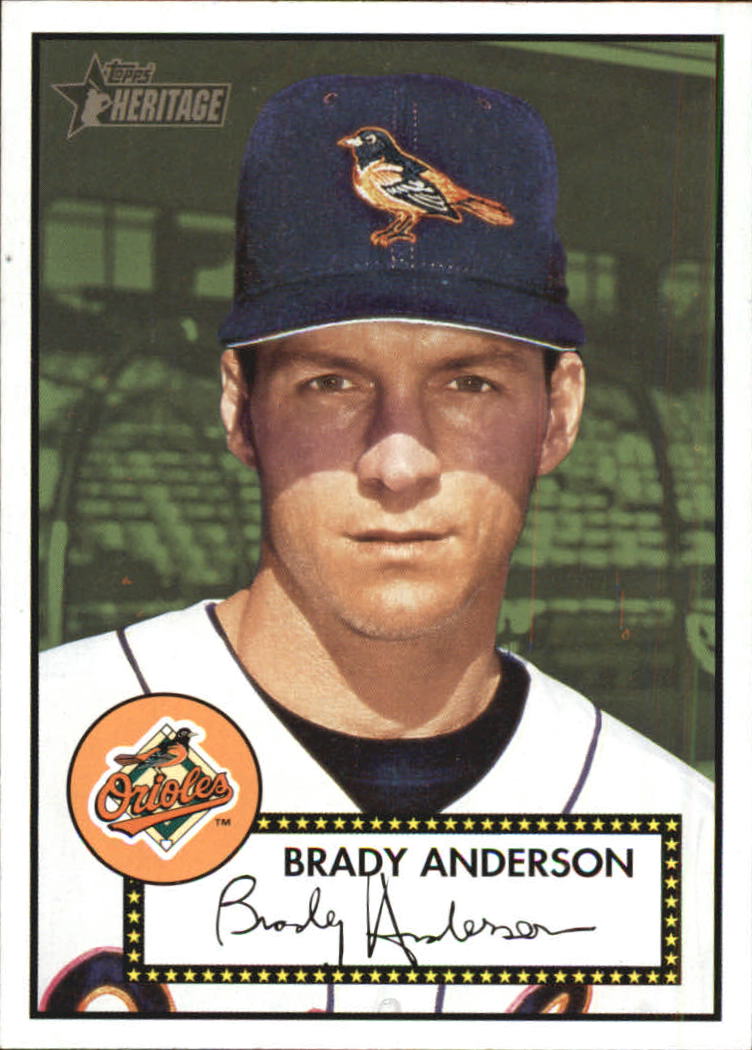 2001 Topps Heritage #366 Brady Anderson SP
