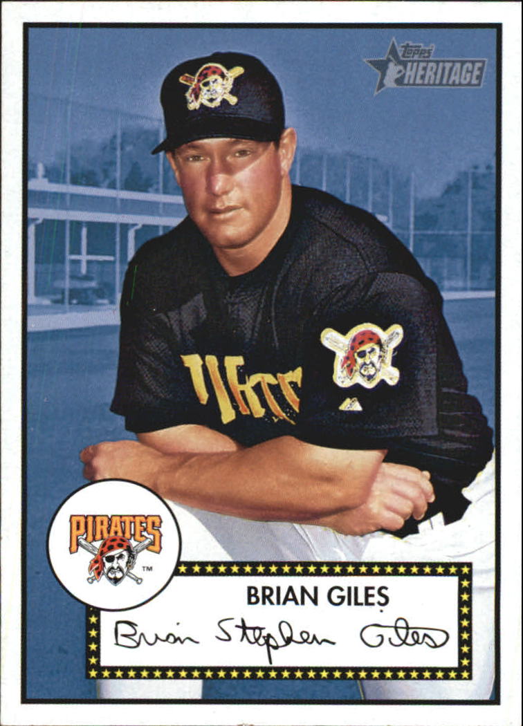 2001 Topps Heritage #386 Brian Giles SP